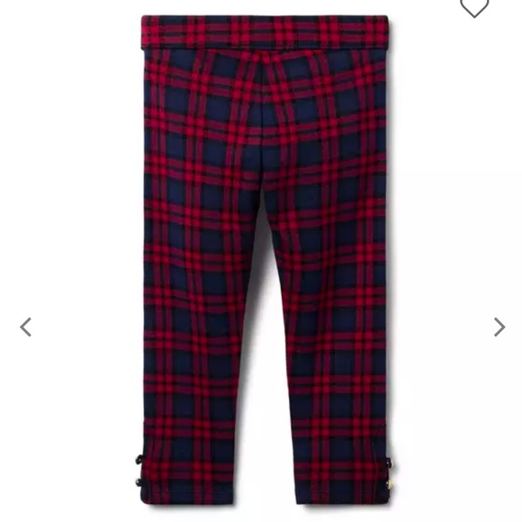 Janie and Jack Tartan Holiday Pants NWOT - Picture 2 of 6